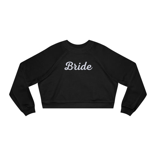 Bride - Minimalist Women's Cropped Fleece Pullover